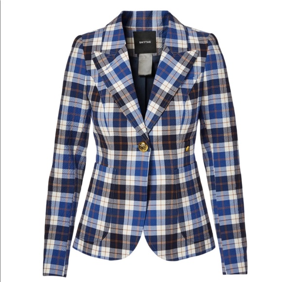 Smythe Jackets & Blazers - New NwT Smythe Duchess plaid blazer
